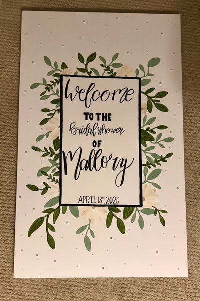 Canvas Event Sign