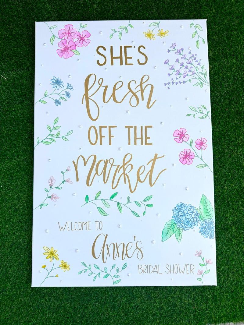 Canvas Event Sign