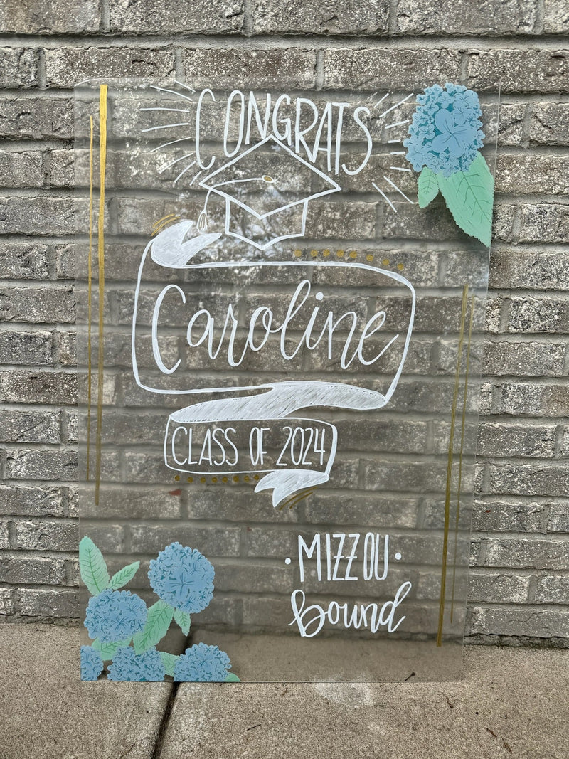Acrylic Event Sign
