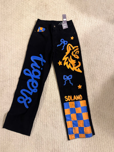 School Spirit Painted Jeans