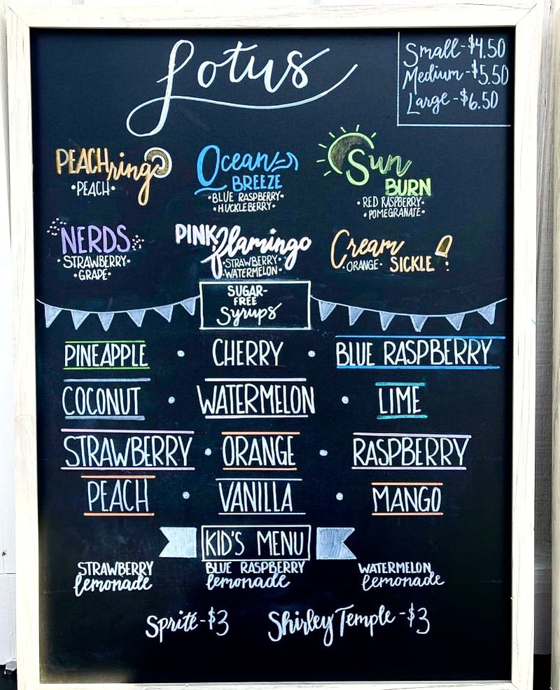 Custom Chalkboard Sign