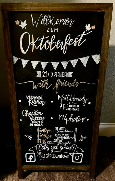 Custom Chalkboard Sign